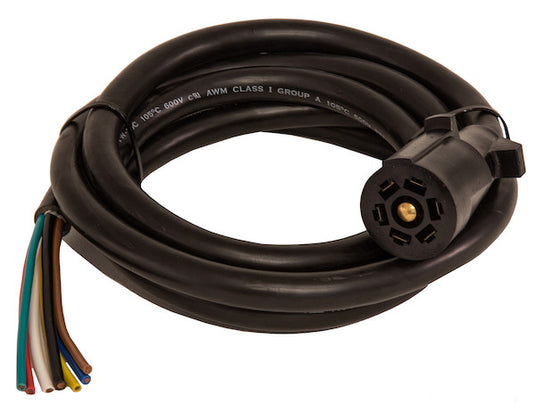 7-Way Trailer Side Flat Pin Trailer Connector