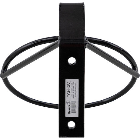 Load image into Gallery viewer, 45 Degree Frame Mount Traffic Cone Holder, Black Powder Coated
