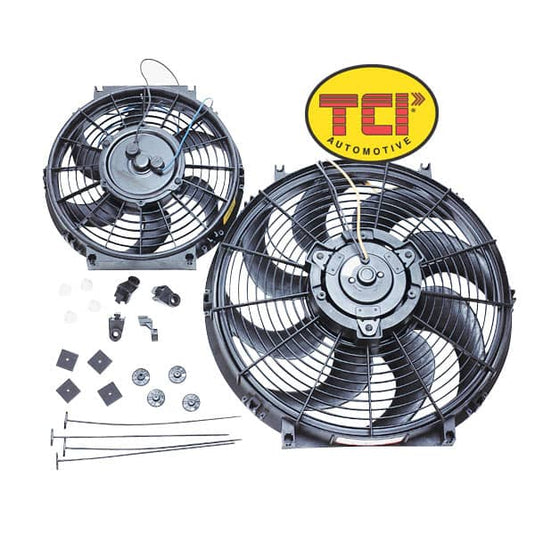 TCI Automotive 10" Electric Slim-line Fan Kit - 650 Cfm - TCI-827000 - Absolute Autoguard