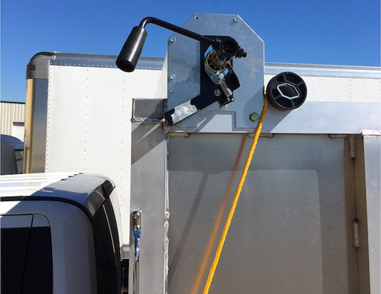 Aluminum Tarp System with Deflector Housing and Mesh Tarp 7-1/2 X 15 Foot