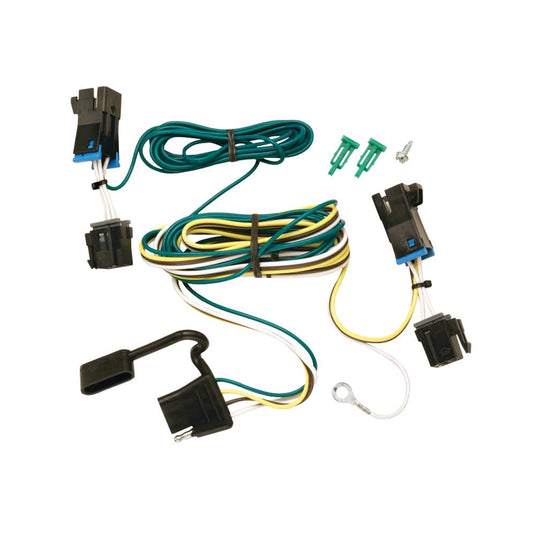 Tekonsha 4-Flat Trailer Hitch Wiring Harness — 2003-2026 Chevrolet & GMC - TEK-118392 - Absolute Autoguard