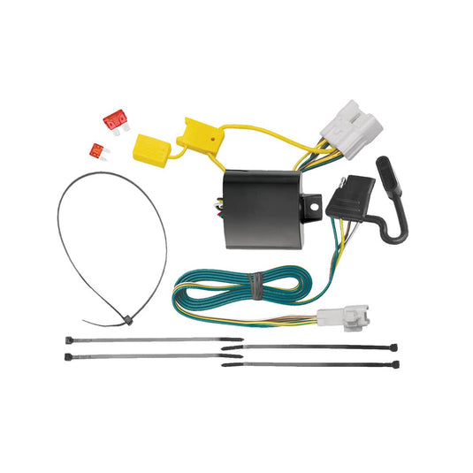 Tekonsha 4-Flat Trailer Hitch Wiring Harness — 2008-2019 Toyota Highlander - TEK-118449 - Absolute Autoguard