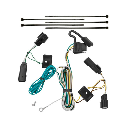 Tekonsha 4-Flat Trailer Hitch Wiring Harness — 2009-2019 Ford Flex - TEK-118472 - Absolute Autoguard