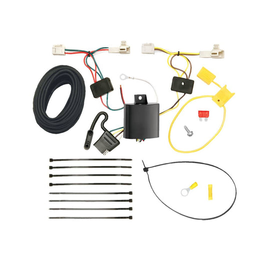 Tekonsha 4-Flat Trailer Hitch Wiring Harness — 2007-2021 Mitsubishi & Toyota - TEK-118482 - Absolute Autoguard