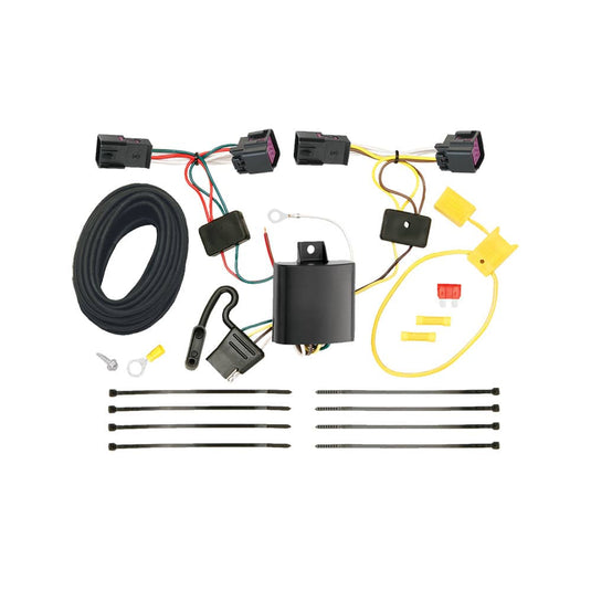 Tekonsha 4-Flat Trailer Hitch Wiring Harness - TEK-118508 - Absolute Autoguard