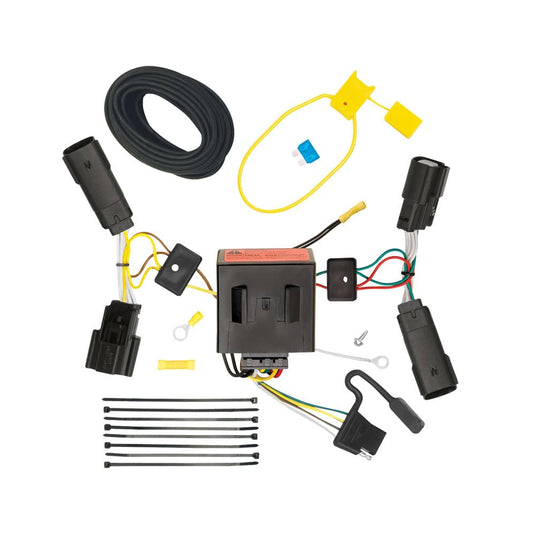 Tekonsha 4-Flat Trailer Hitch Wiring Harness — 2011-2014 Ford Edge - TEK-118515 - Absolute Autoguard
