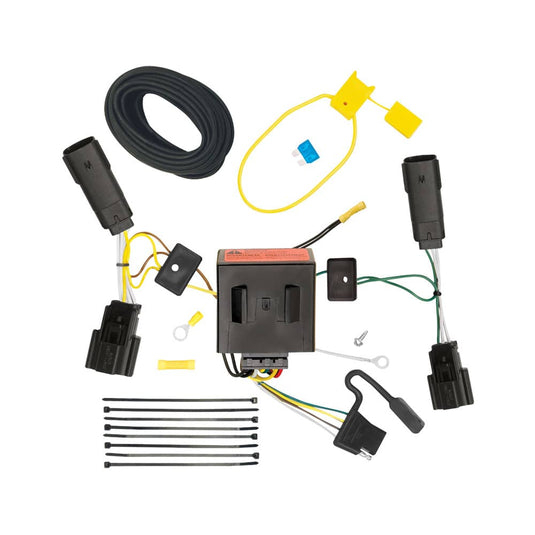 Tekonsha 4-Flat Trailer Hitch Wiring Harness — 2011-2015 Lincoln MKX - TEK-118519 - Absolute Autoguard