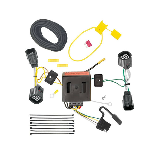 Tekonsha 4-Flat Trailer Hitch Wiring Harness — 2011-2020 Multi-Vehicle - TEK-118534 - Absolute Autoguard
