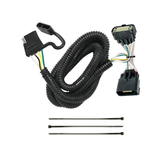 Tekonsha 4-Flat Trailer Hitch Wiring Harness — 2011-2019 Ford Explorer - TEK-118540 - Absolute Autoguard