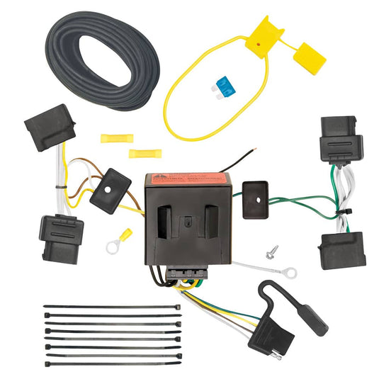 Tekonsha 4-Flat Trailer Hitch Wiring Harness — 2005-2014 Multi-Vehicle - TEK-118551 - Absolute Autoguard