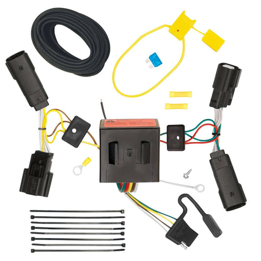 Tekonsha 4-Flat Trailer Hitch Wiring Harness — 2013-2016 Ford Escape - TEK-118566 - Absolute Autoguard