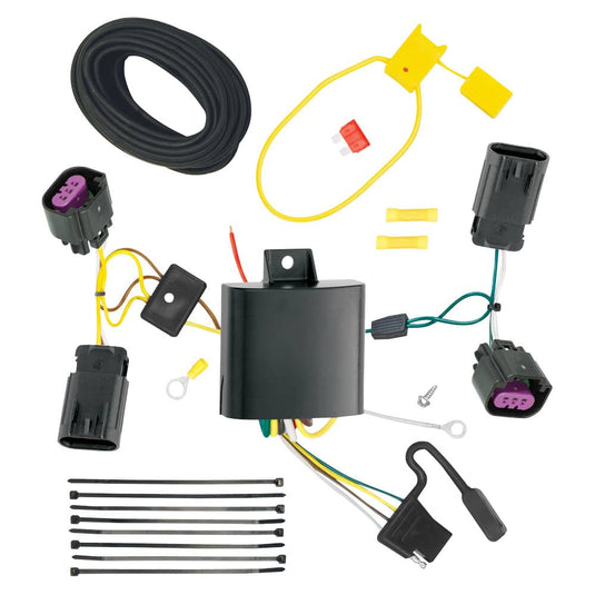 Tekonsha 4-Flat Trailer Hitch Wiring Harness — 2012-2020 Dodge Journey - TEK-118567 - Absolute Autoguard