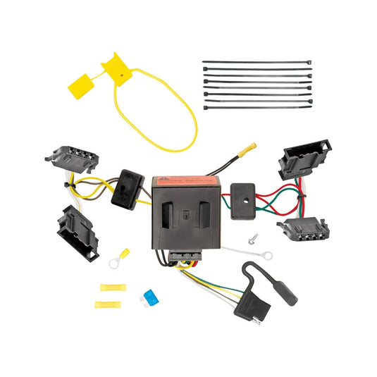 Tekonsha 4-Flat Trailer Hitch Wiring Harness — 2011-2018 Volkswagen Jetta - TEK-118572 - Absolute Autoguard