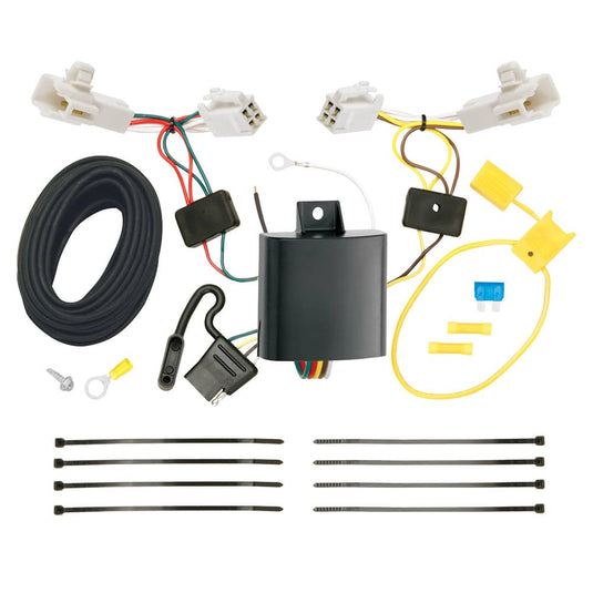 Tekonsha 4-Flat Trailer Hitch Wiring Harness — 2013-2018 Toyota Avalon/RAV4 - TEK-118578 - Absolute Autoguard