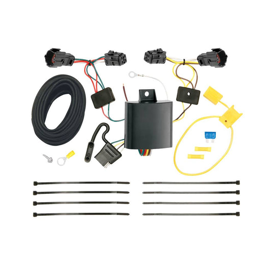 Tekonsha 4-Flat Trailer Hitch Wiring Harness — 2014-2020 Kia Sorento - TEK-118583 - Absolute Autoguard