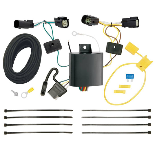 Tekonsha 4-Flat Trailer Hitch Wiring Harness — 2015-2025 Ford Transit-150/Transit-250/Transit-350 - TEK-118643 - Absolute Autoguard