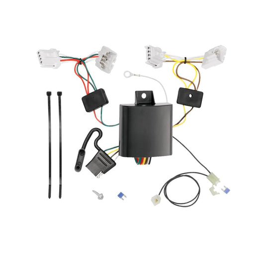 Tekonsha 4-Flat Trailer Hitch Wiring Harness — 2009-2014 Nissan Murano - TEK-118653 - Absolute Autoguard