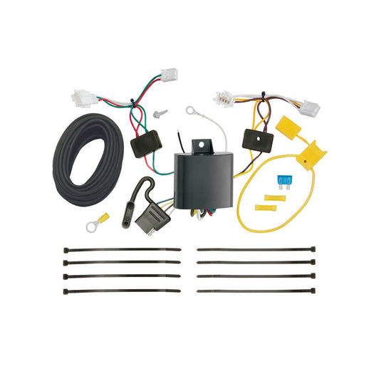 Tekonsha 4-Flat Trailer Hitch Wiring Harness — 2016-2022 Honda HR-V - TEK-118673 - Absolute Autoguard