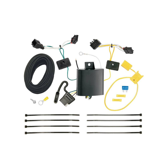 Tekonsha 4-Flat Trailer Hitch Wiring Harness — 2012-2017 Volkswagen Tiguan - TEK-118675 - Absolute Autoguard