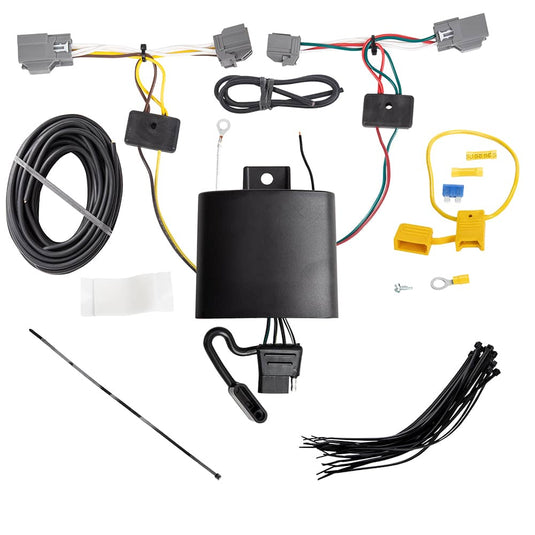 Tekonsha 4-Flat Trailer Hitch Wiring Harness — 2016-2025 Volvo S90/XC90 - TEK-118683 - Absolute Autoguard