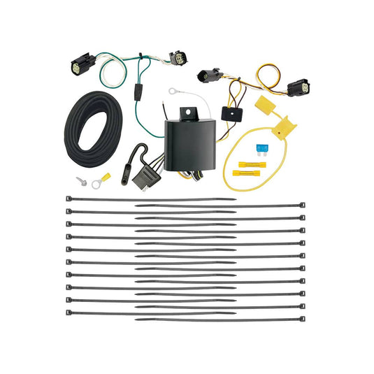 Tekonsha 4-Flat Trailer Hitch Wiring Harness — 2017-2020 Chrysler Pacifica - TEK-118712 - Absolute Autoguard