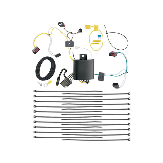 Tekonsha 4-Flat Wiring Harness — 2014-2022 Jeep Grand Cherokee/Grand Cherokee WK - TEK-118727 - Absolute Autoguard