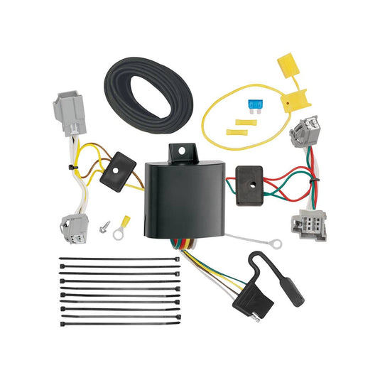Tekonsha 4-Flat Trailer Hitch Wiring Harness — 2010-2017 Volvo XC60 - TEK-118739 - Absolute Autoguard