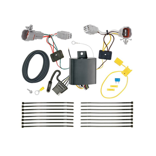 Tekonsha 4-Flat Trailer Hitch Wiring Harness — 2017-2019 Subaru Impreza - TEK-118744 - Absolute Autoguard