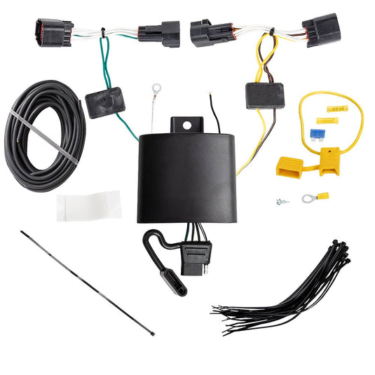 Tekonsha 4-Flat Trailer Hitch Wiring Harness — 2017-2022 Jaguar & Land Rover - TEK-118785 - Absolute Autoguard