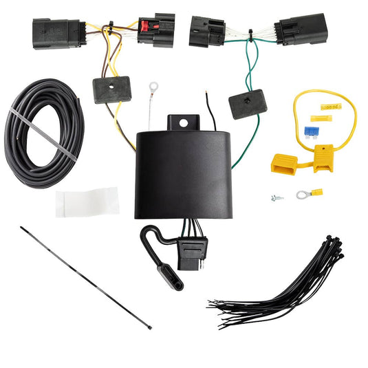 Tekonsha 4-Flat Trailer Hitch Wiring Harness — 2018-2026 Jeep Gladiator/Wrangler - TEK-118786 - Absolute Autoguard