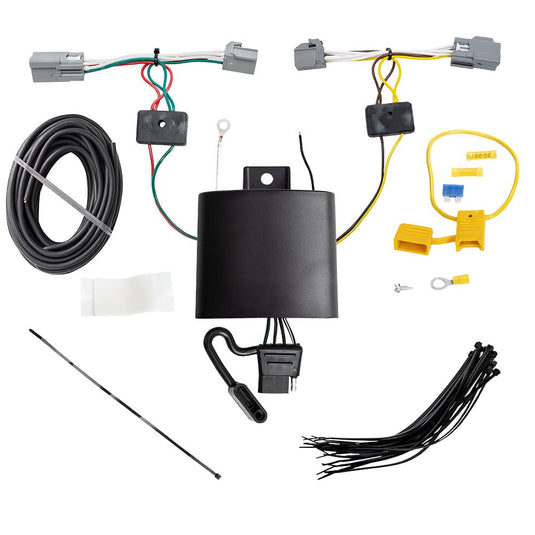 Tekonsha 4-Flat Trailer Hitch Wiring Harness — 2019-2025 Volvo XC40 - TEK-118792 - Absolute Autoguard