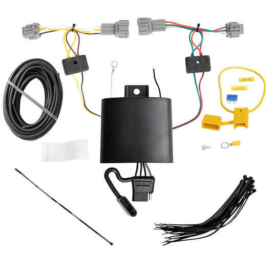 Tekonsha 4-Flat Trailer Hitch Wiring Harness — 2018-2024 Nissan Kicks - TEK-118794 - Absolute Autoguard