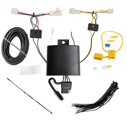 Tekonsha 4-Flat Trailer Hitch Wiring Harness — 2019-2025 Toyota RAV4/RAV4 Hybrid - TEK-118801 - Absolute Autoguard