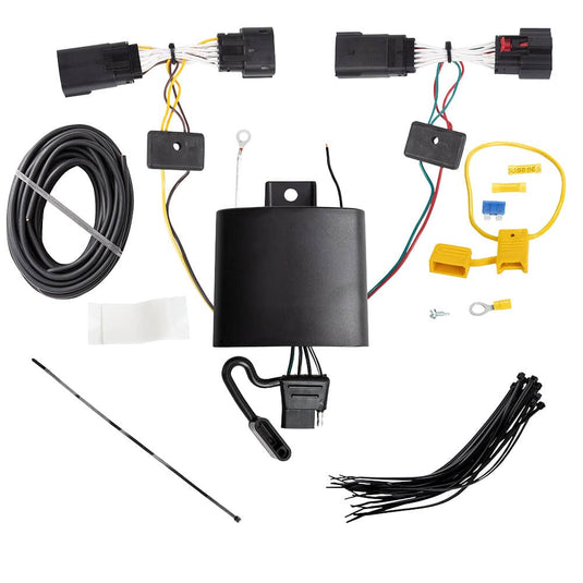 Tekonsha 4-Flat Trailer Hitch Wiring Harness — 2019-2023 Lincoln Nautilus - TEK-118803 - Absolute Autoguard