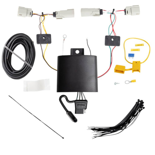 Tekonsha 4-Flat Trailer Hitch Wiring Harness — 2019-2024 Ford Edge - TEK-118805 - Absolute Autoguard
