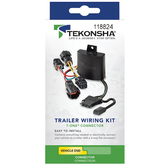 Tekonsha 4-Flat Wire Harness — 2021-2025 Toyota Sienna - TEK-118824 - Absolute Autoguard