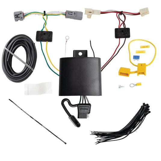 Tekonsha 4-Flat Trailer Hitch Wiring — 2021-2024 Toyota Venza - TEK-118830 - Absolute Autoguard