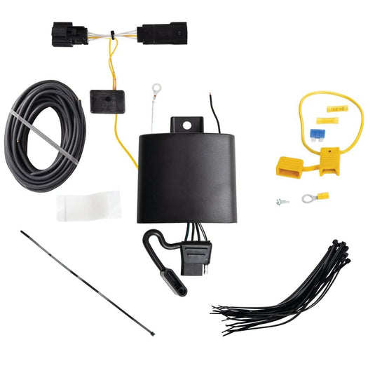 Tekonsha 4-Flat Trailer Hitch Wiring Harness — 2022-2023 Chevrolet Bolt EUV - TEK-118845 - Absolute Autoguard