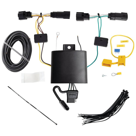 Tekonsha 4-Flat Trailer Hitch Wiring Harness — 2021-2026 Jeep Grand Cherokee/Grand Cherokee L - TEK-118847 - Absolute Autoguard
