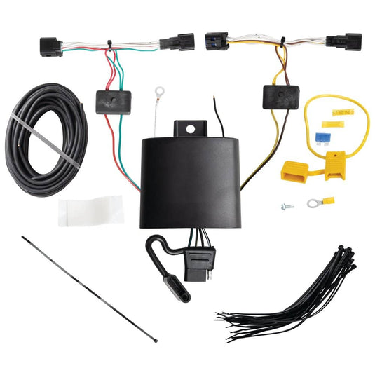 Tekonsha 4-Flat Trailer Hitch Wiring Harness — 2023-2025 Kia Sportage - TEK-118873 - Absolute Autoguard