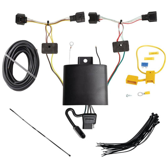 Tekonsha 4-Flat Trailer Hitch Wiring Harness — 2020-2023 Nissan Qashqai - TEK-118874 - Absolute Autoguard