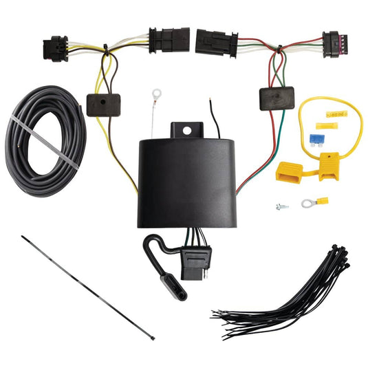 Tekonsha 4-Flat Trailer Hitch Wiring Harness — 2021-2024 Tesla Y - TEK-118875 - Absolute Autoguard