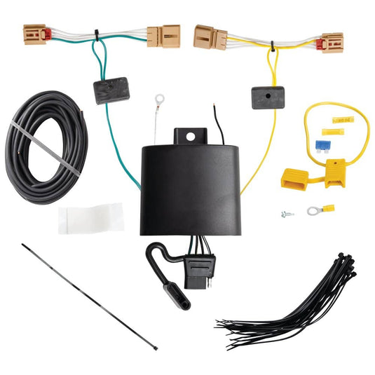 Tekonsha 4-Flat Trailer Hitch Wiring Harness — 2019-2024 Volkswagen Tiguan - TEK-118880 - Absolute Autoguard