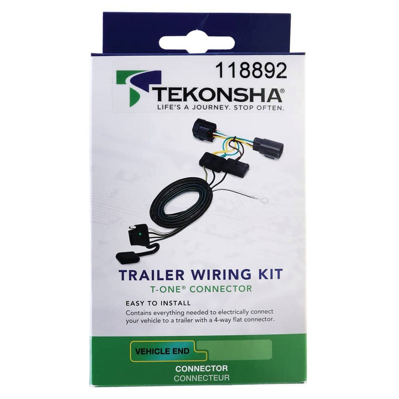 Load image into Gallery viewer, Tekonsha 4-Flat Trailer Hitch Wiring Harness — 2024-2026 Multi-Vehicle - TEK-118892 - Absolute Autoguard
