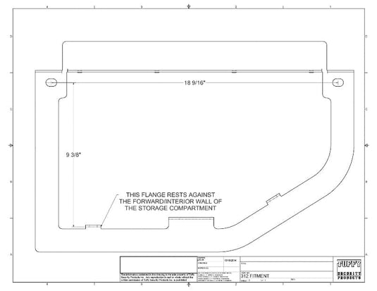 Tuffy Security Products Underseat Locking Lid — 2009-2024 Dodge & Ram - TFF-312-01 - Absolute Autoguard