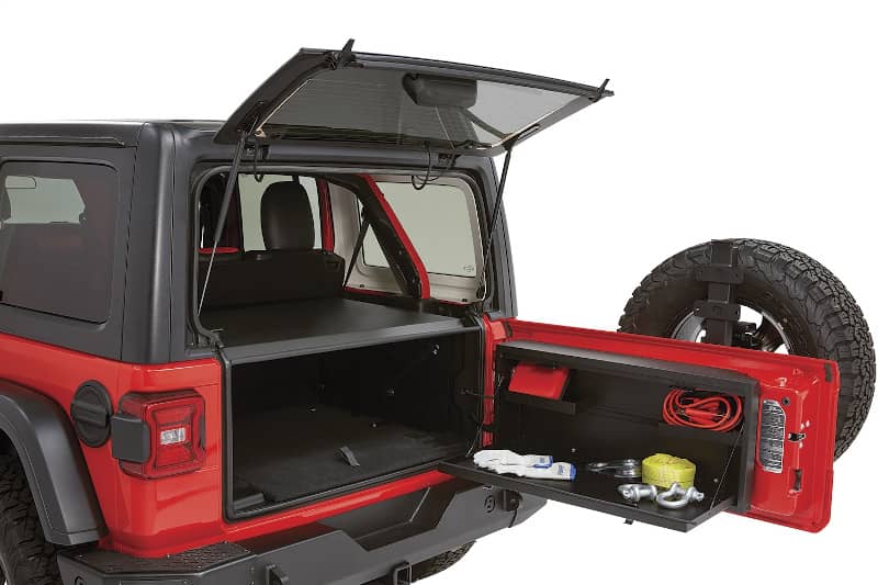 Load image into Gallery viewer, Tuffy Security Products Tailgate Lockbox — 2018-2025 Jeep Wrangler - TFF-349-01 - Absolute Autoguard
