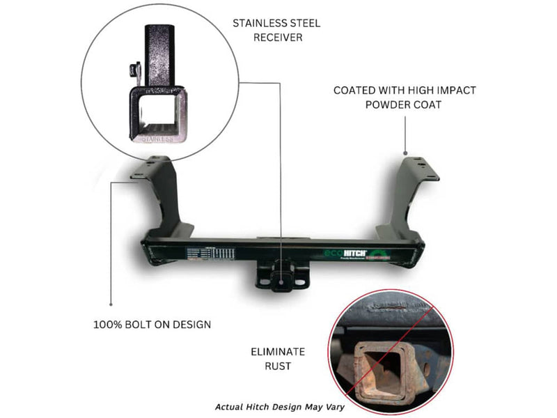Load image into Gallery viewer, TorkLift Class 3 Stainless Steel Stealth Ecohitch with 2" Receiver — 2022-2026 Volkswagen Golf R/GTI - TKL-X6010S - Absolute Autoguard
