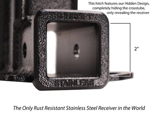 TorkLift Stainless Steel Hidden Ecohitch with 2" Receiver — 2021-2026 Toyota Sienna - TKL-X7422S - Absolute Autoguard