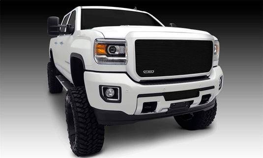 T-Rex Billet Black Grille Insert — 2015-2019 GMC Sierra 2500 HD/Sierra 3500 HD - TRE-20211B - Absolute Autoguard