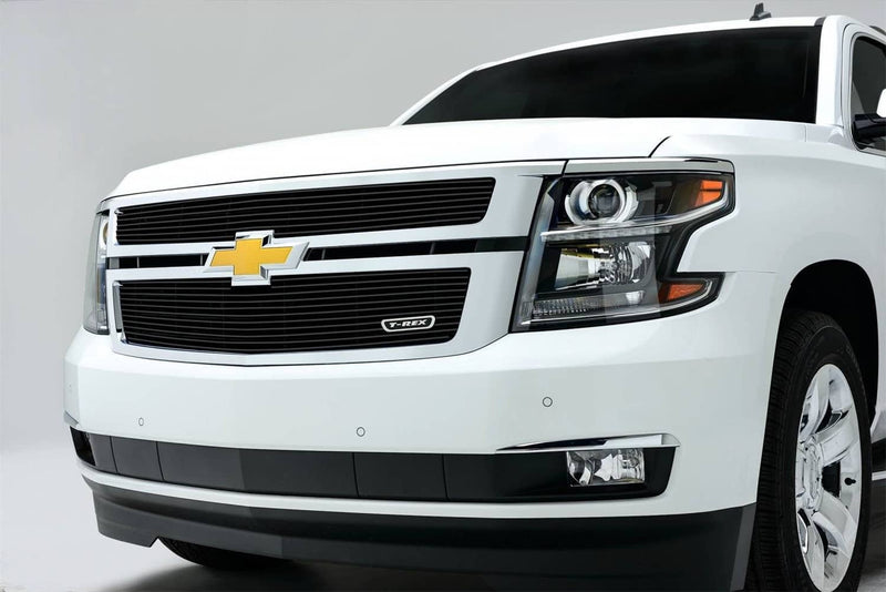 Load image into Gallery viewer, T-Rex Black Billet Grille Overlay — 2015-2020 Chevrolet Suburban/Tahoe - TRE-21055B - Absolute Autoguard
